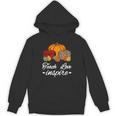 Teach Love Inspire Autumn Fall Plaid Leopard Pumpkin Teacher For Men Women Kids Unisex Hoodie, trending gift