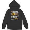 TEACH LOVE INSPIRE Teacher Sunflower Appreciation Unisex Hoodie, trending gift TEACH LOVE INSPIRE Teacher Sunflower Appreciation Unisex Hoodie, trending gift