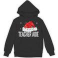 Teacher Aide Christmas Women Family Matching Group Xmas Unisex Hoodie, trending gift