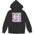 Teacher Bow Pencil Flowers Teacher Back To School Unisex Hoodie, trending gift Teacher Bow Pencil Flowers Teacher Back To School Unisex Hoodie, trending gift