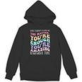 Teacher Dear Students Behind Me 1st Day Of School On Back Unisex Hoodie, trending gift Teacher Dear Students Behind Me 1st Day Of School On Back Unisex Hoodie, trending gift