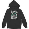 Teacher Halloween Shirt Women Men Teachers Love Brains Unisex Hoodie, trending gift