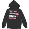 This Teacher Loves Her Flock Teaching Flamingo Girl Unisex Hoodie, trending gift