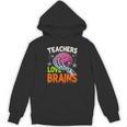 Teachers Love Brains Halloween 2025 Skeleton Costume Unisex Hoodie, trending gift