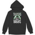 Teachers Love Brains Halloween Costume Trick Treat Zombie Unisex Hoodie, trending gift