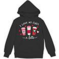 Teachers Valentine Day I Love My Class A Latte Coffee Women Unisex Hoodie, trending gift
