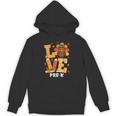 Thanksgiving Love Pre-K Teacher Turkey Autumn Fall For Men Women Girls Kids Unisex Hoodie, trending gift