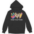 Tie Dye Hippie Peace Love Teach Teacher Appreciation Unisex Hoodie, trending gift