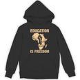 History Education Is Freedom African Map Black Teacher Unisex Hoodie, History Teacher Gifts, trending gift