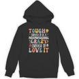 Tough Enough To Be a Paraprofessional Groovy Sped Teacher Unisex Hoodie, Groovy Teacher Gifts, trending gift