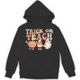 Trick Or Teach Pumpkin Candy Corn Ghost Halloween Teacher Unisex Hoodie, trending gift Trick Or Teach Pumpkin Candy Corn Ghost Halloween Teacher Unisex Hoodie, trending gift