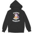 Unicorn Teacher Reading Is Magical Book Unisex Hoodie, trending gift