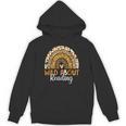 Wild About Reading Teacher Back To School Leopard Rainbow Unisex Hoodie, trending gift Wild About Reading Teacher Back To School Leopard Rainbow Unisex Hoodie, trending gift