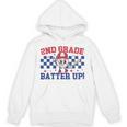 2nd Grade Batter Up Back To School Baseball Teacher Kids Unisex Hoodie, 2nd Grade Teacher Gifts, trending gift