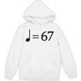 67 Music Meme Slang Musician Kids Music Teacher Unisex Hoodie, trending gift