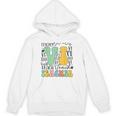 Braille Teacher Of The Visually Impaired Groovy VI Teacher Unisex Hoodie, Groovy Teacher Gifts, trending gift
