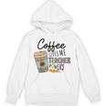 Coffee Gives Me Teacher Power Teacher Elementary Women Unisex Hoodie, trending gift Coffee Gives Me Teacher Power Teacher Elementary Women Unisex Hoodie, trending gift