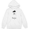 French Teacher Halloween Bonjour Ghost Unisex Hoodie, trending gift