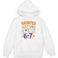 Haunted 67 Ghost Math Teacher Halloween Costume Math Pun Unisex Hoodie, trending gift