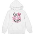 Hello Second Grade First Day Of School Coquette Teacher Girl Unisex Hoodie, First Grade Teacher Gifts, trending gift Hello Second Grade First Day Of School Coquette Teacher Girl Unisex Hoodie, First Grade Teacher Gifts, trending gift