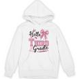 Hello Third Grade First Day Of School Coquette Teacher Girl Unisex Hoodie, First Grade Teacher Gifts, trending gift Hello Third Grade First Day Of School Coquette Teacher Girl Unisex Hoodie, First Grade Teacher Gifts, trending gift