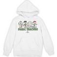 Music Teacher Christmas Holiday Wnter Music Instructor Unisex Hoodie, trending gift