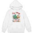 One Merry Teacher Groovy Christmas Tree Pjs Xmas Teacher Unisex Hoodie, Groovy Teacher Gifts, trending gift One Merry Teacher Groovy Christmas Tree Pjs Xmas Teacher Unisex Hoodie, Groovy Teacher Gifts, trending gift
