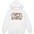 Retro Grovvy Coffee Teach Repeat Teacher Unisex Hoodie, trending gift