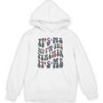 Retro IT'S ME Hi I'm The TEACHER Groovy Testing Squad Pink Unisex Hoodie, Groovy Teacher Gifts, trending gift