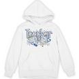 Teacher Blue Chinoiserie Coquette Bow Heart Teacher Life Unisex Hoodie, trending gift Teacher Blue Chinoiserie Coquette Bow Heart Teacher Life Unisex Hoodie, trending gift