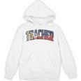 Teacher Filipino Vintage Heritage DNA Flag Unisex Hoodie, trending gift Teacher Filipino Vintage Heritage DNA Flag Unisex Hoodie, trending gift