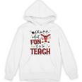 Teachers Oh What Fun It Is To Teach Cute Red Plaid Reindeer Unisex Hoodie, trending gift