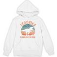 Teaching Is A Walk In The Park Teacher T-Rex Retro Unisex Hoodie, trending gift