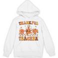 Thankful Teacher Retro Groovy Thanksgiving Fall Women Men Unisex Hoodie, Groovy Teacher Gifts, trending gift Thankful Teacher Retro Groovy Thanksgiving Fall Women Men Unisex Hoodie, Groovy Teacher Gifts, trending gift