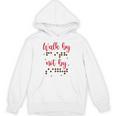 Visually Impaired Teacher Braille Bible Verse Walk By Faith Unisex Hoodie, trending gift Visually Impaired Teacher Braille Bible Verse Walk By Faith Unisex Hoodie, trending gift