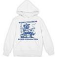 Weird Teachers Build Character Shirt Raccoon Teacher Unisex Hoodie, trending gift