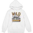 Wild About 2Nd Grade School Grade Teacher Unisex Hoodie, 2nd Grade Teacher Gifts, trending gift