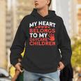 Childcare My Heart Belongs To Children Daycare Teacher Men Women Unisex Hoodie, funny gift