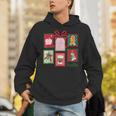 Christmas Teacher Stamps Unisex Hoodie, funny gift