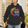 Cute I Became A Teacher Because Your Life Is Worth My Time Unisex Hoodie, funny gift