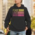 Cute Math Teacher Peace Love Math Unisex Hoodie, funny gift Cute Math Teacher Peace Love Math Unisex Hoodie, funny gift