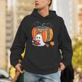 Fall Book Pumpkin Ghost Reading Books Halloween Teacher Unisex Hoodie, funny gift Fall Book Pumpkin Ghost Reading Books Halloween Teacher Unisex Hoodie, funny gift
