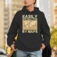 Geography Teacher Easily Distracted By Maps Unisex Hoodie, funny gift