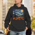 Halloween Pumpkin Starry Night Van Gogh Art Teacher Unisex Hoodie, funny gift Halloween Pumpkin Starry Night Van Gogh Art Teacher Unisex Hoodie, funny gift