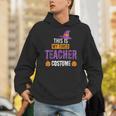 Halloween Teachers This Is My Tired Teacher Costume Unisex Hoodie, funny gift