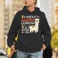 Llama Learning T Shirt Teachers Students Alpaca Lovers Unisex Hoodie, funny gift
