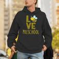 Love Preschool Back To School Yellow Bee Preschool Teacher For Men Women Girls Kids Unisex Hoodie, funny gift