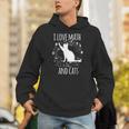 Math Nerd Math Teacher Cat Lover I Love Math And Cats Unisex Hoodie, funny gift