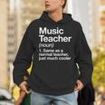 Music Teacher Definition Back To School First Day Unisex Hoodie, funny gift