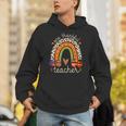 One Thankful Teacher Thanksgiving Turkey Rainbow Fall Unisex Hoodie, funny gift One Thankful Teacher Thanksgiving Turkey Rainbow Fall Unisex Hoodie, funny gift